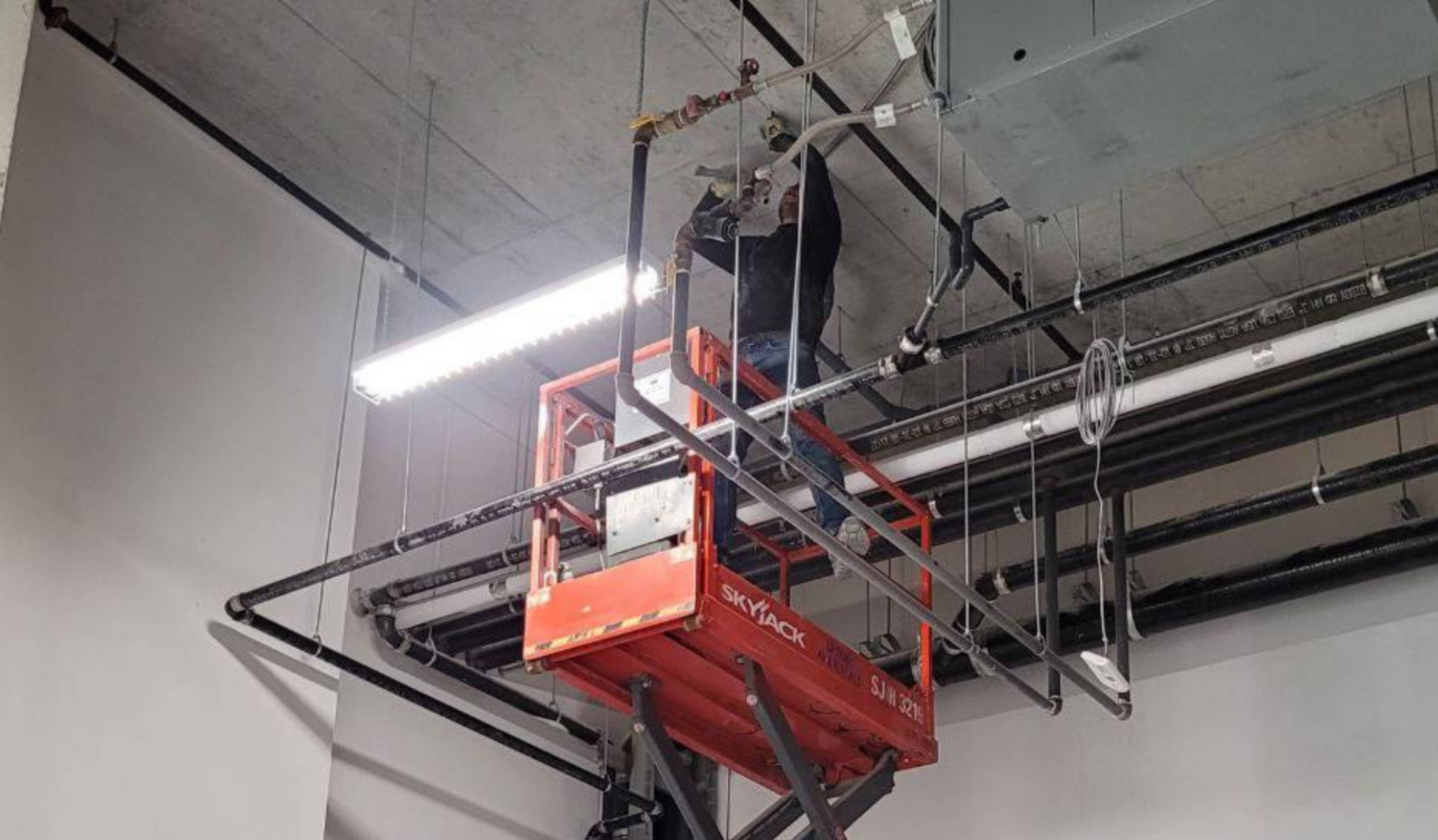 Plumber installation